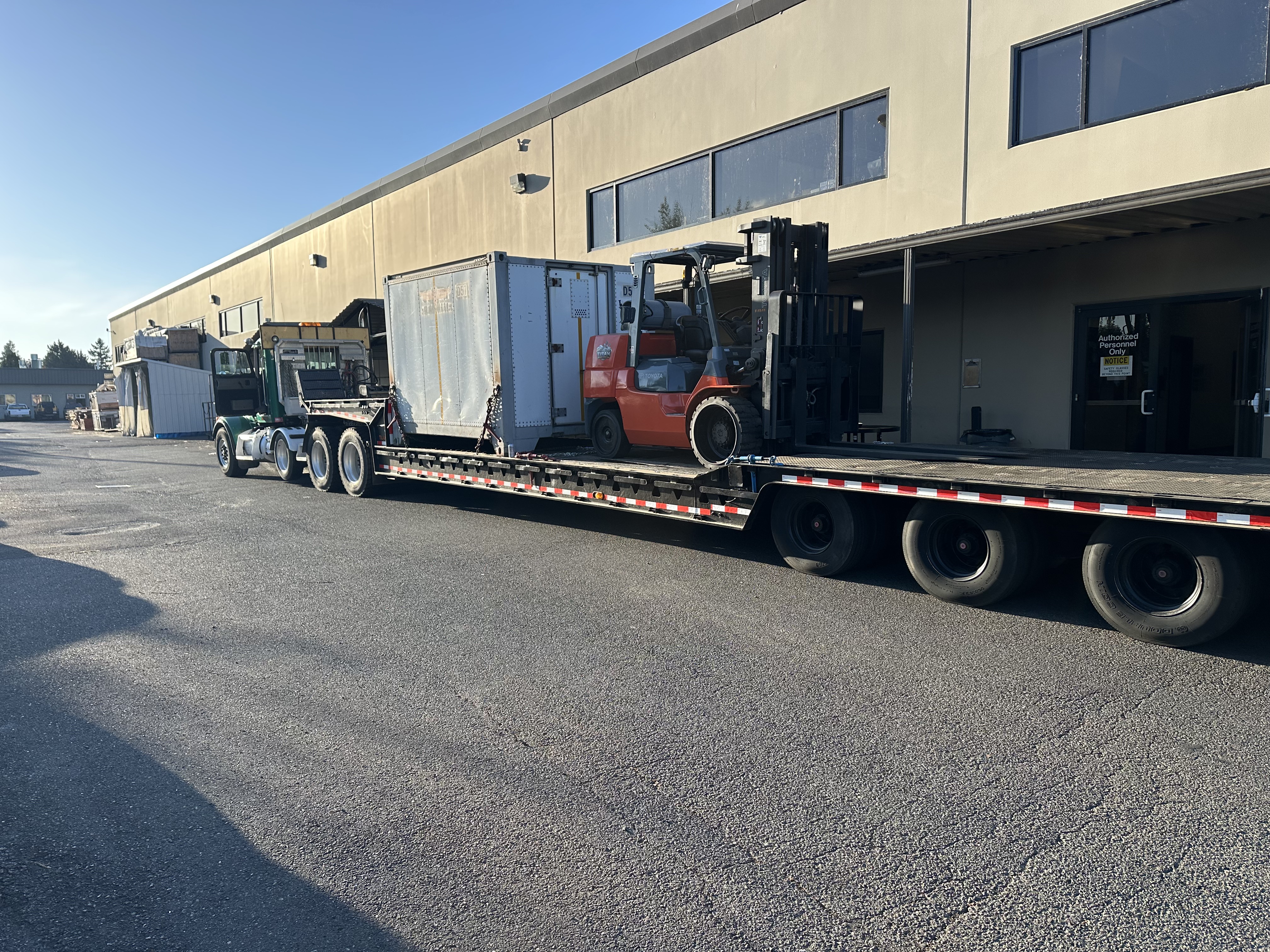 Titan Riggers industrial rigging job